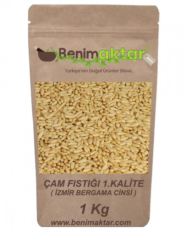 BenimAktar Çam Fıstığı Dolmalık İzmir Bergama 1.kalite 1 Kg