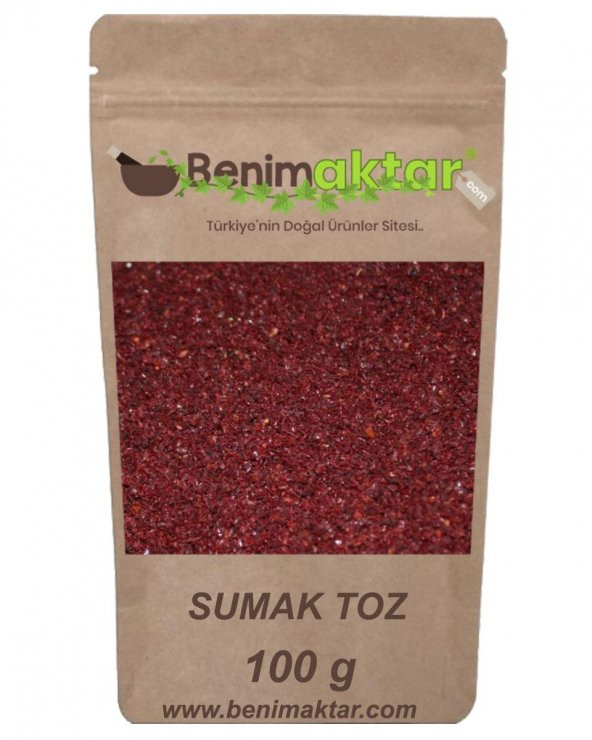 BenimAktar Gerçek Maraş Toz Sumak 1.Kalite 100 Gr