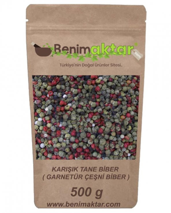BenimAktar Karışık Tane Biber Dökme 500 Gr