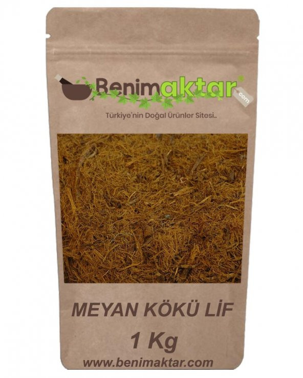 BenimAktar Meyan Kökü Lif Yeni Mahsül 1 Kg - 1