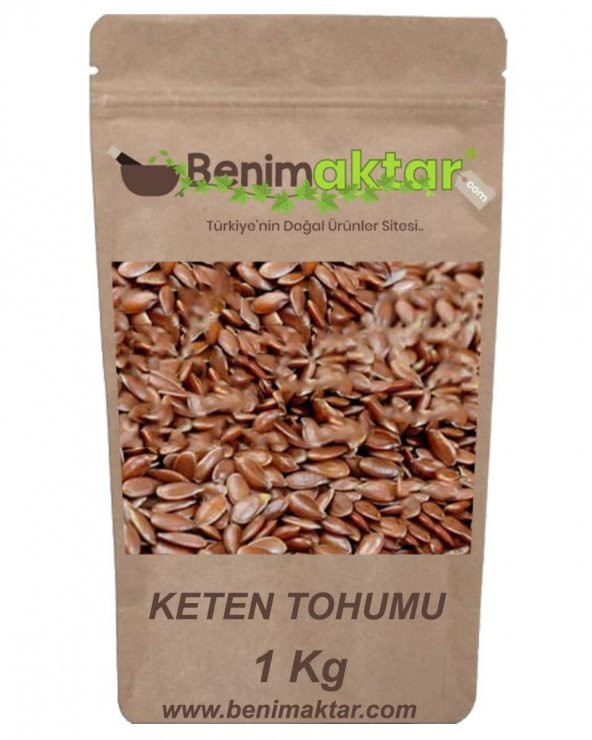 BenimAktar Keten Tohumu Tane Yeni Mahsül 1 Kg