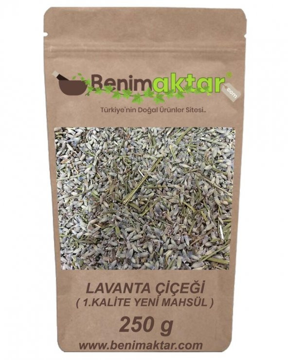 BenimAktar Lavanta Otu Yeni Mahsül 1.Kalite 250 Gr - 1