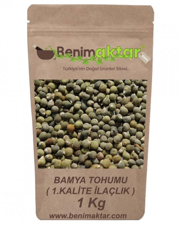 BenimAktar İlaçlık Bamya Tohumu 1 Kg - 1