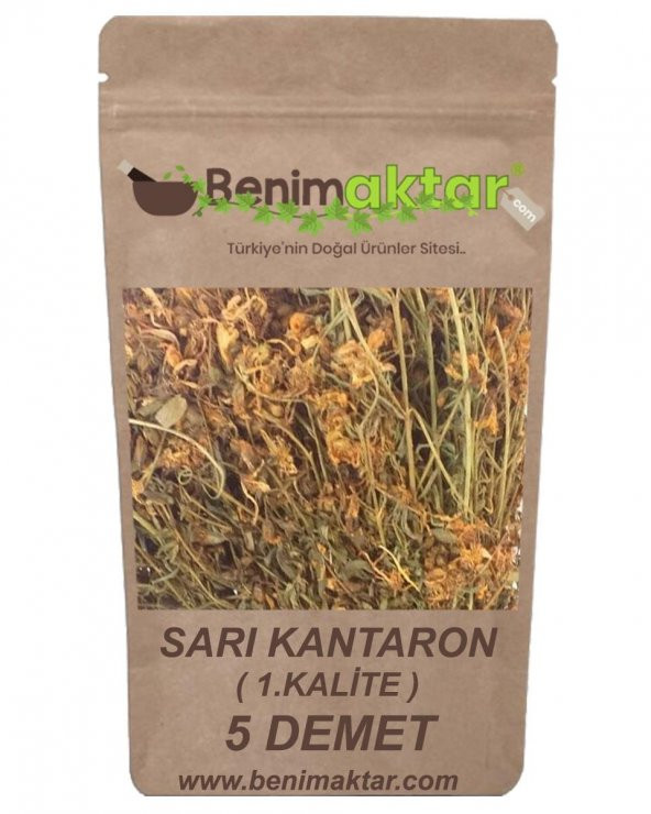 BenimAktar Sarı Kantaron Yeni Mahsül 5 Demet
