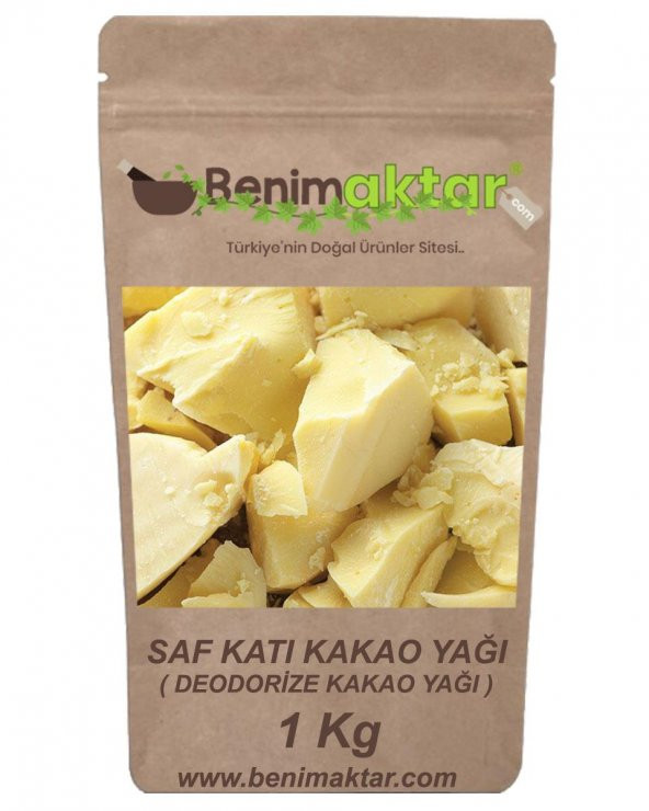 BenimAktar Deodorize Katı Kakao Yağı Saf Dökme 1 Kg