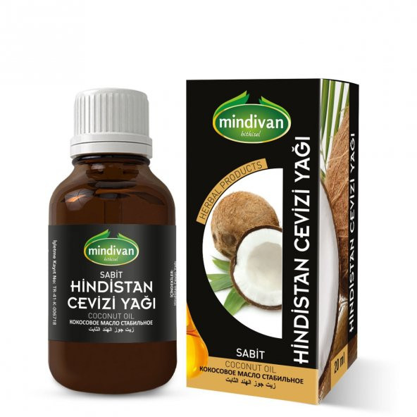 Mindivan Hindistan Cevizi Yağı 20 ml