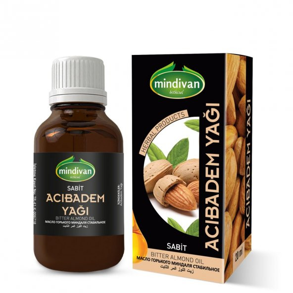 Mindivan Acı Badem Yağı 20 ml