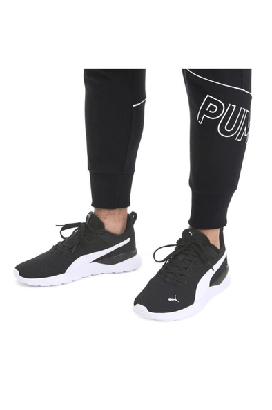 Puma Anzarun Lite 371128 02 Unisex Koşu ve Yürüyüş Ayakkabısı Siyah-Beyaz 36-45 - Resim 3