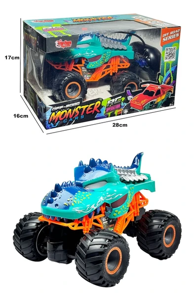 Dayanıklı, Güçlü ve Eğlenceli: Şarj Edilebilir Monster Canavar Araba - 2
