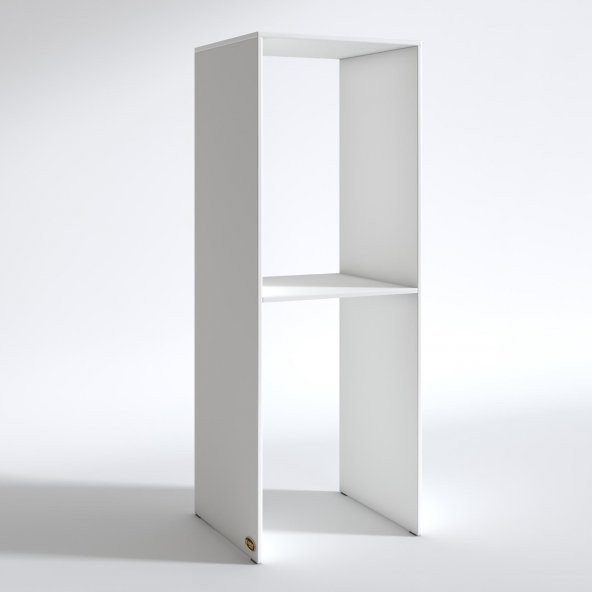 Kenzlife Çamaşır-Kurutma Makinesi Dolabı Evgeniya Byz 180*70*60 Banyo Çift Katlı Kapaksız Arkalıksız - 3