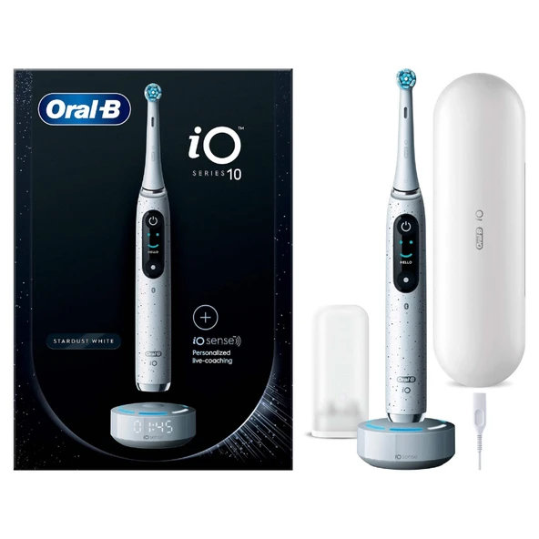 Oral-B iO 10 Şarjlı Diş Fırçası Stardust Beyaz