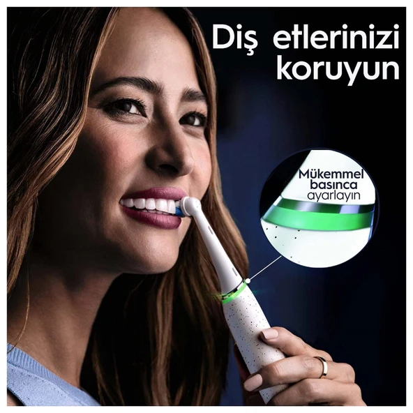 Oral-B iO 10 Şarjlı Diş Fırçası Stardust Beyaz - 4