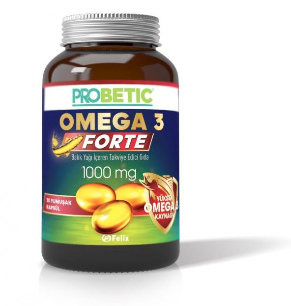 PROBETIC Balık Yağı 1.000 MG Kapsül - 1