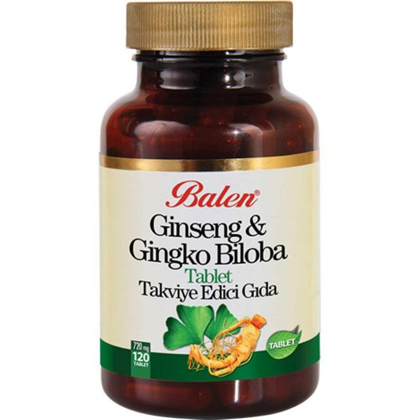 Balen Ginseng Ginko Biloba Tablet 120 Adet