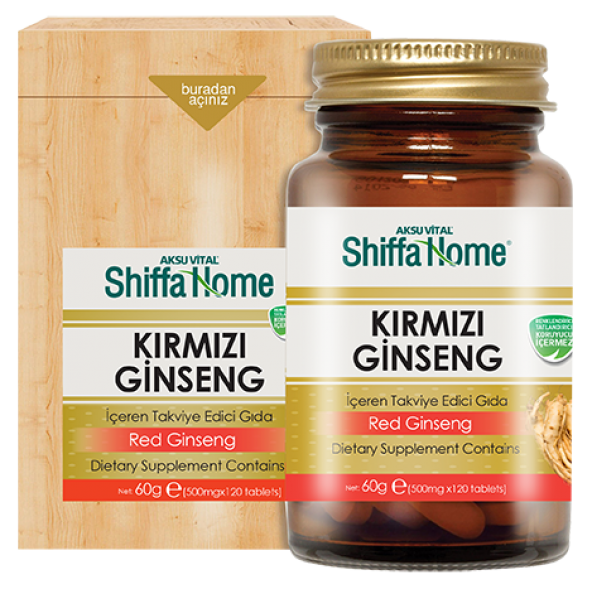 Shiffa Home Kırmızı Ginseng Tablet 120 Adet - 1