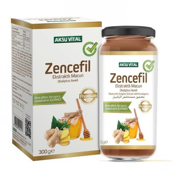 Aksuvital Zencefil Ekstratlı Macunu 300 gr