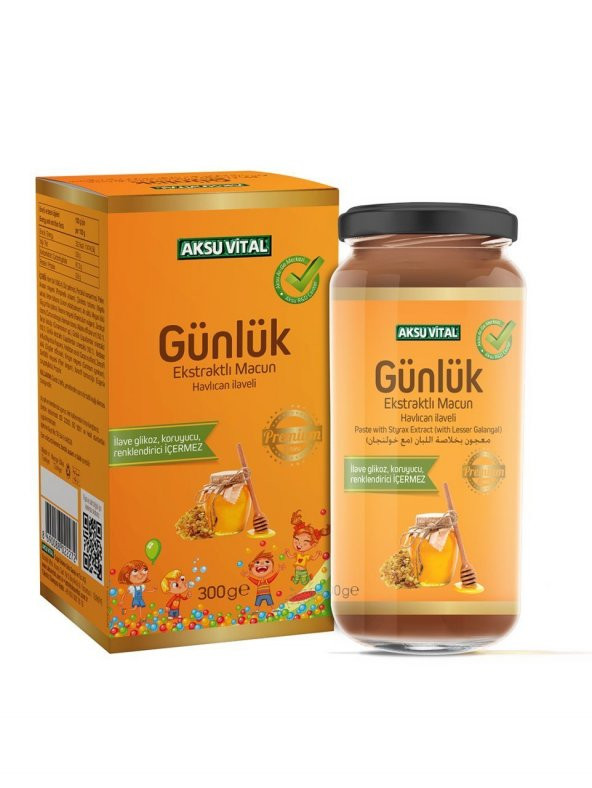 Aksuvital Günlük Ekstratlı Macunu 300 gr