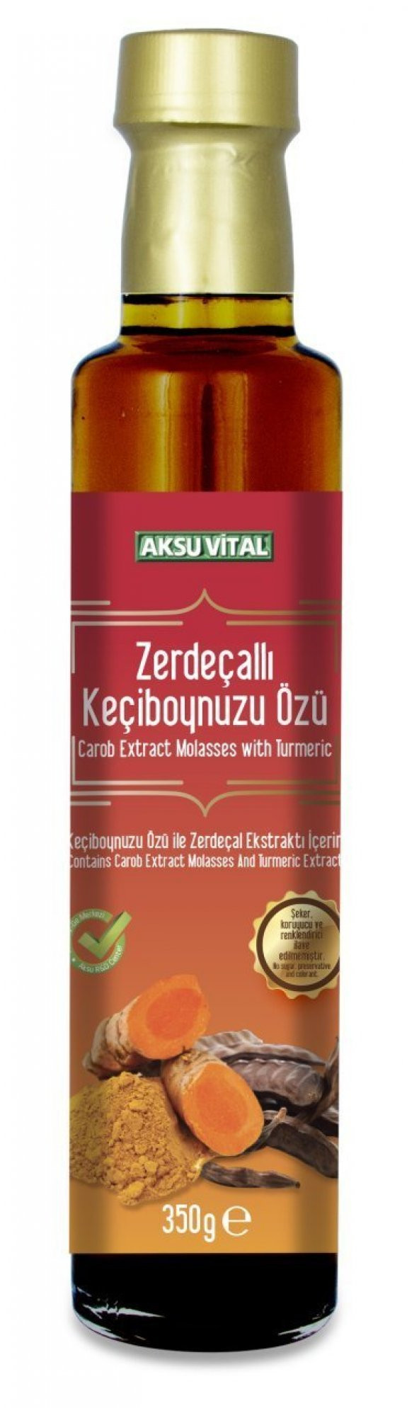 Aksuvital Zerdeçallı Keçiboynuzu Özü 350 gr