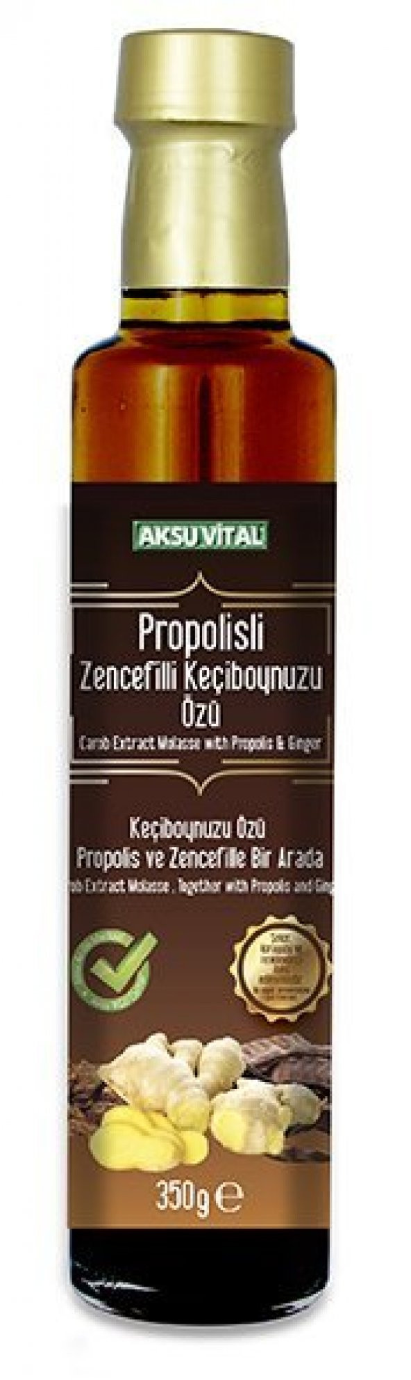 Aksuvital Propolisli Zencefilli Keçiboynuzu Özü 350 gr