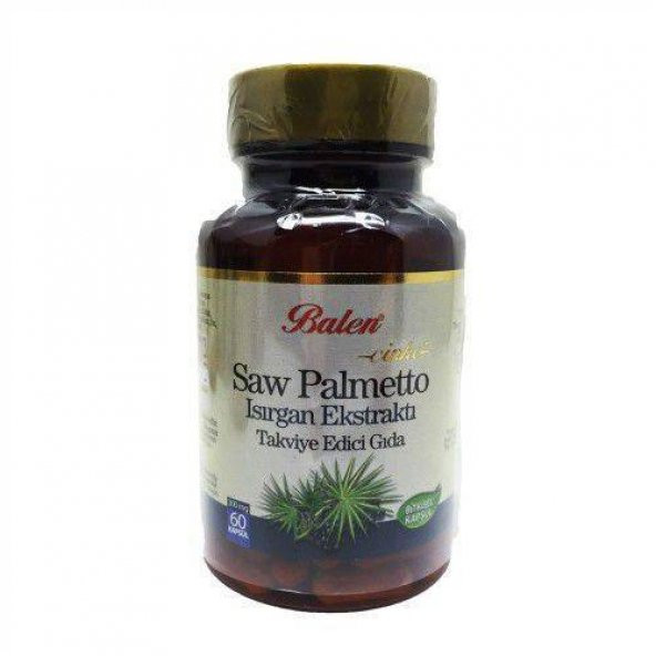 Balen Saw Palmetto Cüce Palmiye Isırgan Ekstratı Kapsül 60 Adet