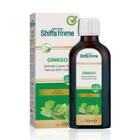 Shiffa Home Ginkgo Biloba İçeren Sıvı Ekstrat 100 ml