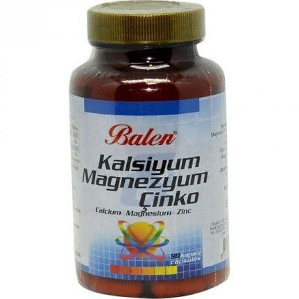 Balen Kalsiyum Magnezyum Çinko Kapsül 90 Adet - 1
