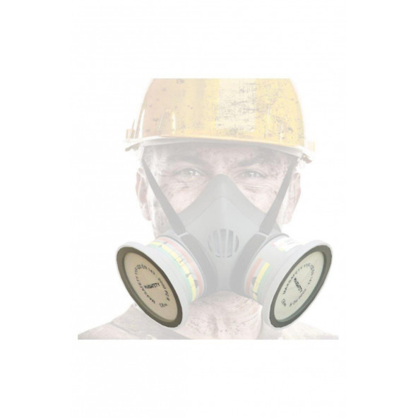 Maxsafety YYF 120 P2 Yarım Yüz Gaz Maskesi Filtresi Yedeği 2'li - 2