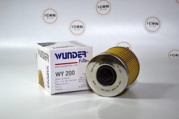 ICON GROUP - BMW 3.16 i E30 - E36 Yağ Filtresi - WY 200 - Resim 5