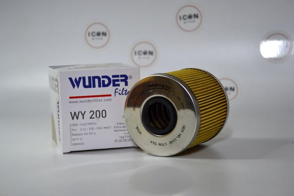 ICON GROUP - BMW 3.16 i E30 - E36 Yağ Filtresi - WY 200 - Resim 3