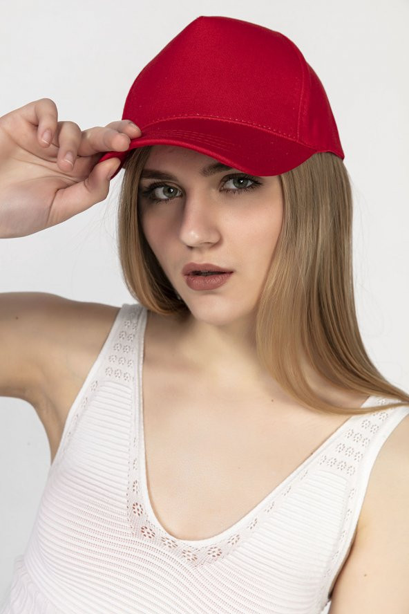 LPODRE Unisex Kırmızı Kep Şapka