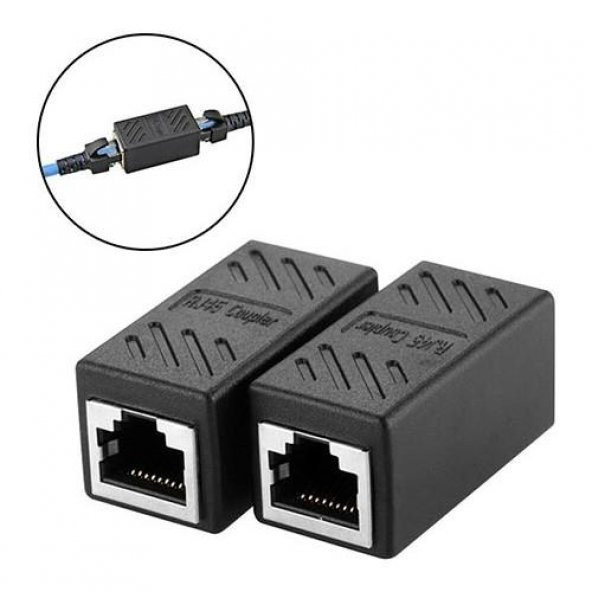 PrimeX PX-HQC6 Rj 45 Dişi Dişi CAT5E/CAT6 Ethernet Lan Ağı Birleştirici Ara Aparatı - 3