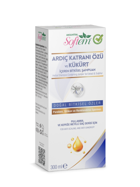 Softem Ardıç Katranı Özlü ve Kükürtlü Şampuan 300 ml