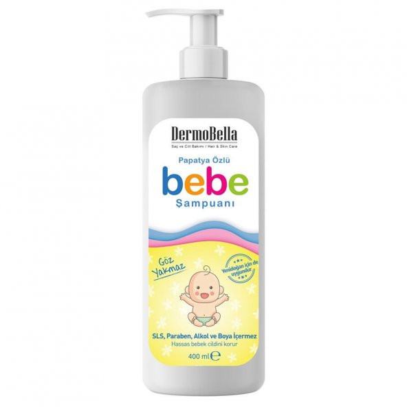 Dermobella Papatya Özlü Bebe Şampuanı 400 ml