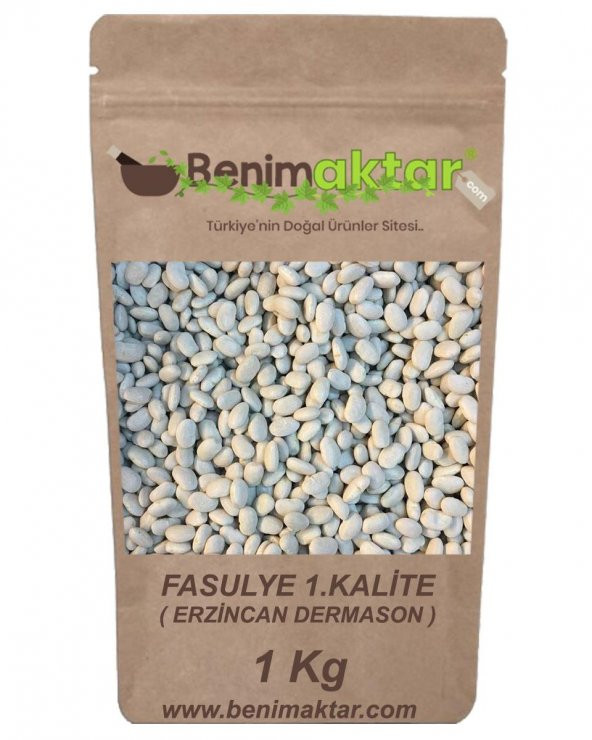 BenimAktar Fasulye Erzincan Dermason 8.5 mm 1 Kg