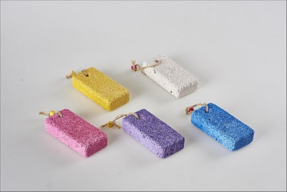 5 Adet Lazer Topuk Taşı Ponza Taşı Kadife Yumuşaklığı Nasır Peeling - Resim 3