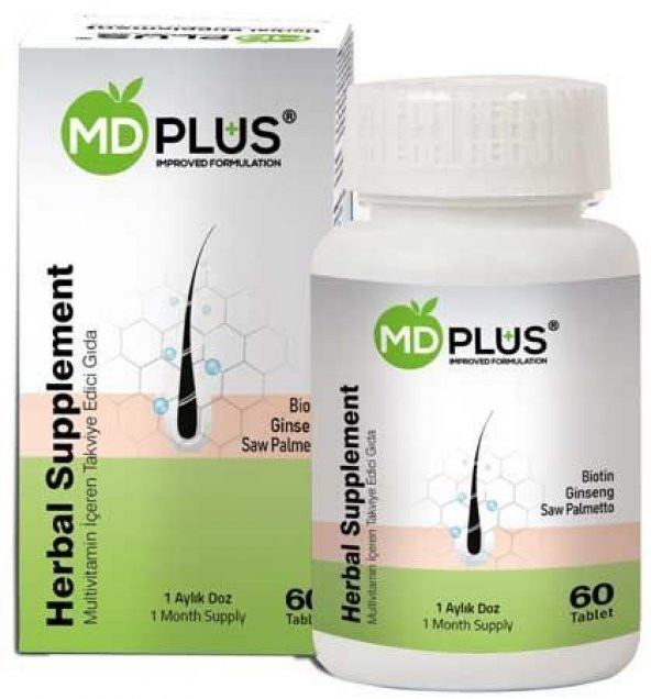 MD Plus Multivitamin Saç Tableti 60 Adet - 1