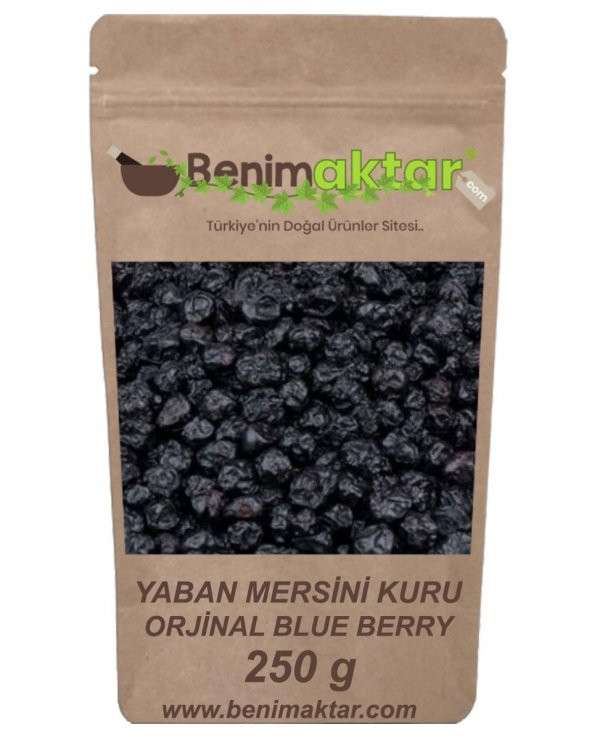 BenimAktar Yaban Mersini Blueberry Orijinal 250 Gr