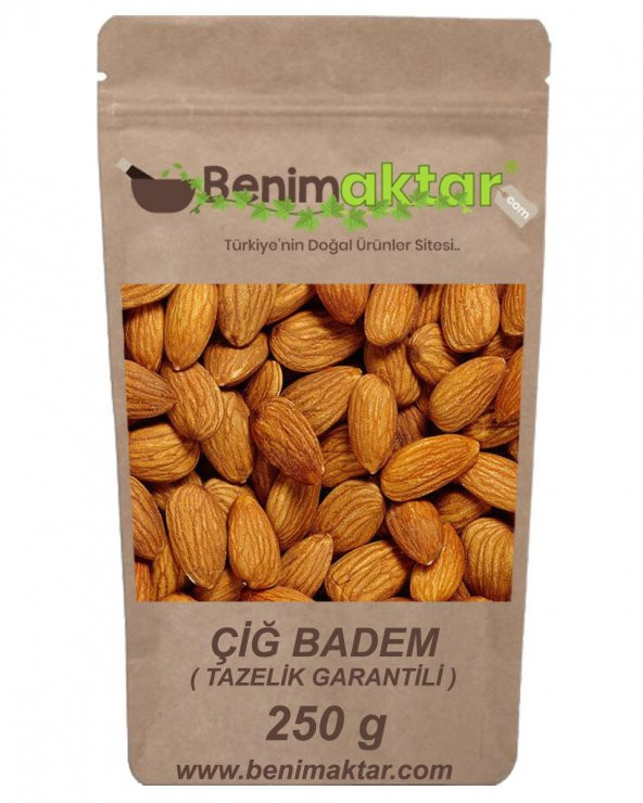 BenimAktar Çiğ Badem 250 Gr