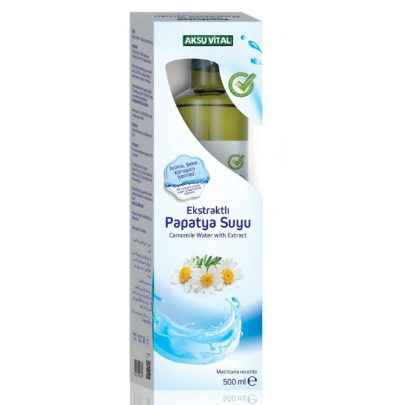 Aksuvital Ekstratlı Papatya Suyu 500 ml