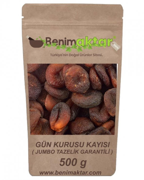 BenimAktar Malatya Gün Kurusu Siyah Kayısı 500 Gr