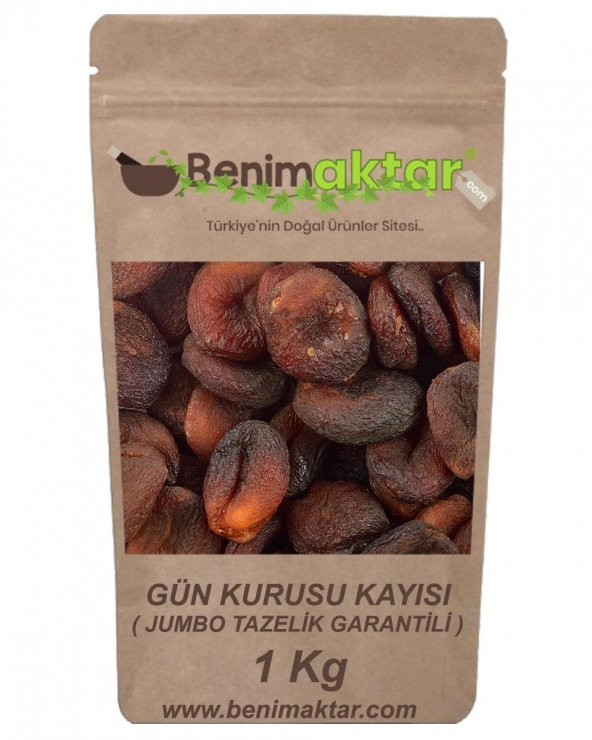 BenimAktar Malatya Gün Kurusu Siyah Kayısı 1 Kg