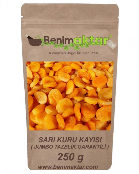 BenimAktar Malatya Sarı Kayısı Patik 250 Gr