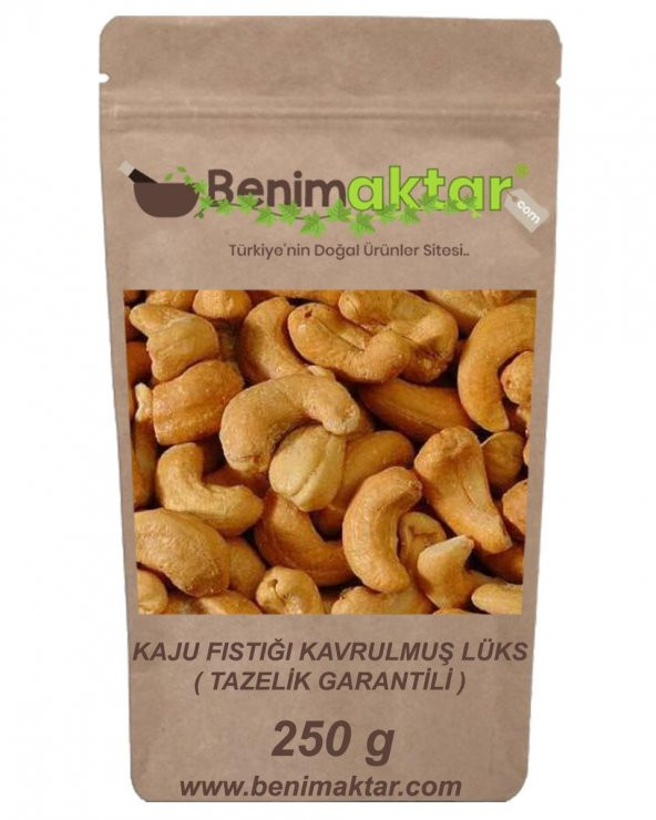 BenimAktar Kaju Fıstığı Kavrulmuş Duble Lüx 250 Gr