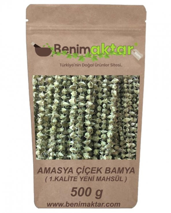 BenimAktar Amasya Kuru Çiçek Bamya 500 Gr