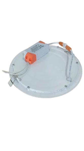 Konza Led Panel Light 15 watt kz-15 White - Resim 2