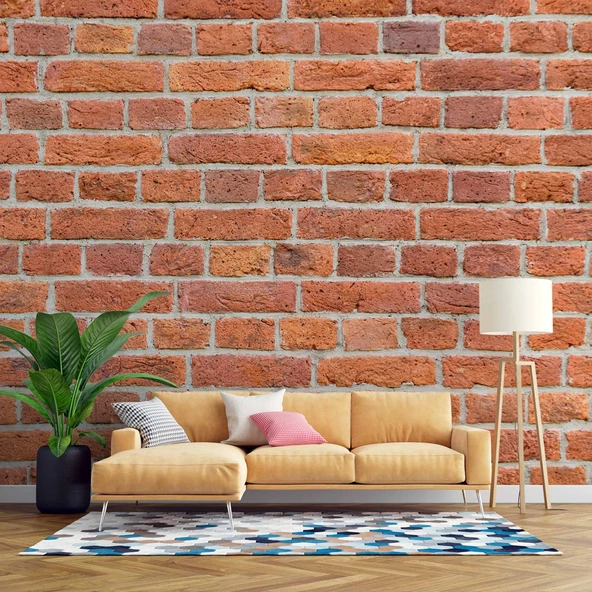 3 Boyutlu Renkli Mermer Görünümlü Duvar Kağıdı ürün görseli