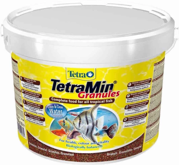 Tetra Tetramin Granules 250 gr Skt : 08/2023 Orjinal Kovadan Bölme