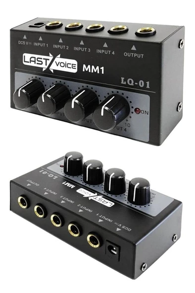 Lastvoice MM1 Mini Stereo 4 Kanallı Ses Mikseri ürün görseli
