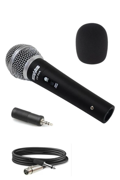 Lastvoice Lv-55A Dinamik Kablolu EL Mikrofon Seti ürün görseli