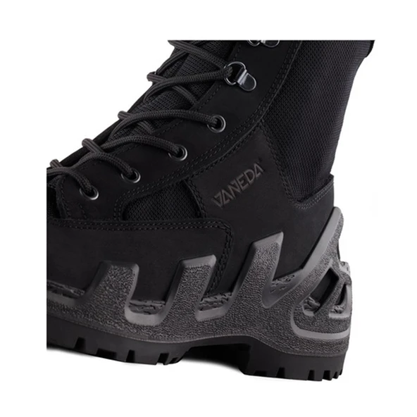 VANEDA 1348 V-Clutch On Duty Nubuk Fermuarsız Siyah Outdoor Arazi Botu - 4